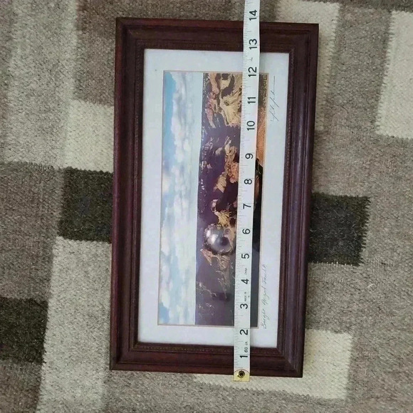 Photo signed matted framed J Johnson Grand Canyon Bright Angel Fault - Picture 8 of 10